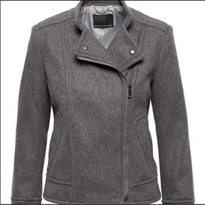 Banana Republic Women's Wool Moto Jacket